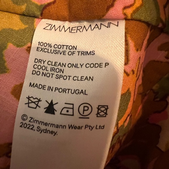 NWT ✨ Zimmermann Violet Twist Front Bodice - Picture 12 of 13